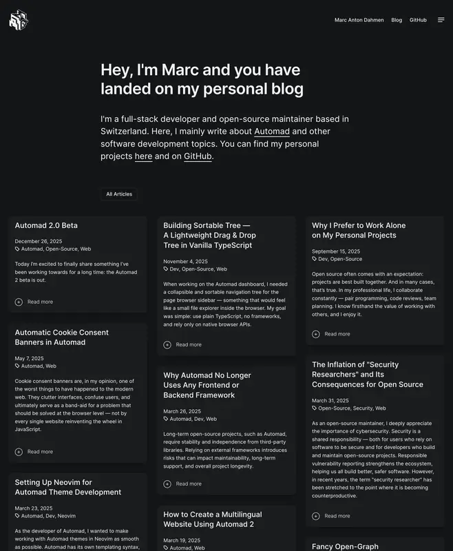 Marc's Blog
